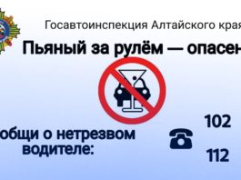 Спаси жизнь. Сообщи о пьяном водителе