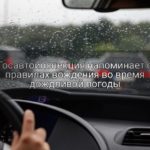 Госавтоинспекция Алтайского края напоминает о правилах вождения во время дождливой погоды