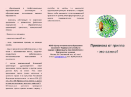 О вакцинации против гриппа в вопросах и ответах