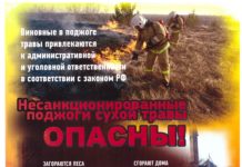 О запрете сжигания сухой травы